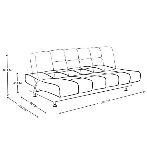 Sofá Cama Violanti Muebles Modelo SC-423 ISO