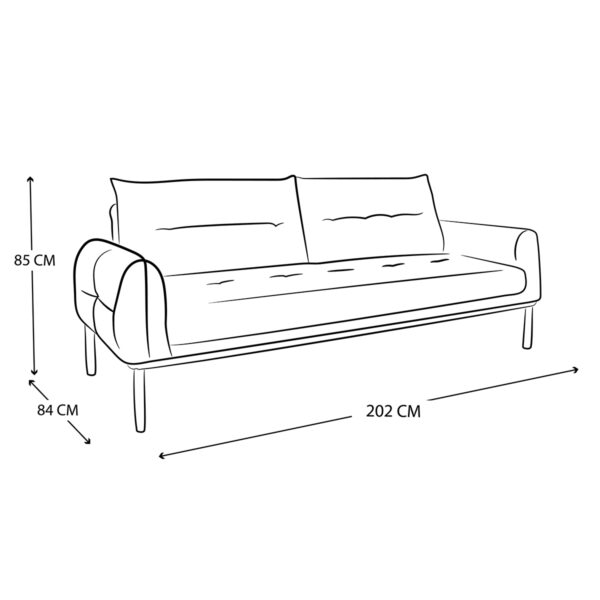 Sofá Cama Violanti Muebles Modelo SC-550 ISO