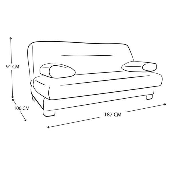 Sofá Cama Violanti Muebles Modelo SC-582 ISO