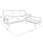 Sofá Cama Violanti Muebles Modelo SC-596 ISO