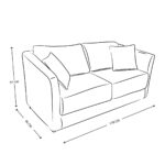 Sofá Cama Violanti Muebles Modelo SC-609 ISO
