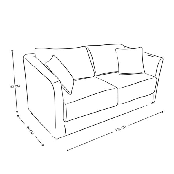 Sofá Cama Violanti Muebles Modelo SC-609 ISO