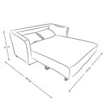 Sofá Cama Violanti Muebles Modelo SC-609 ISO2