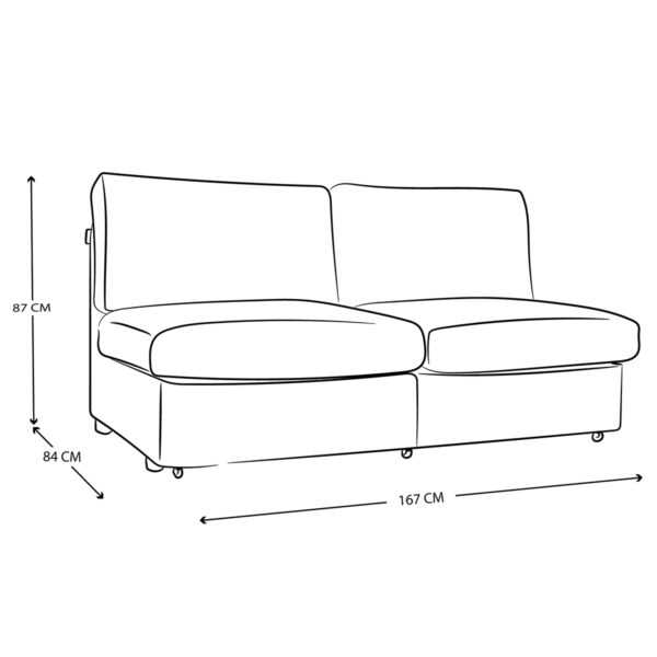 Sofá Cama Violanti Muebles Modelo SC-615.8 ISO