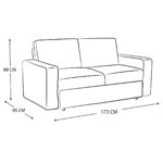 Sofá Cama Violanti Muebles Modelo SCE-618 ISO
