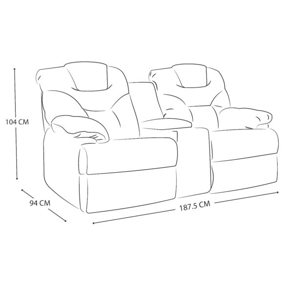 Sala de Descanso Violanti Muebles Modelo SD-97.2 ISO