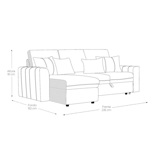 Sala Violanti Muebles Modelo SE-77 ISO