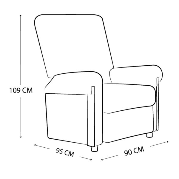 Reclinable Violanti Muebles Modelo SR-259.8 ISO
