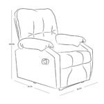 Sillón Reclinable Violanti Muebles Modelo SRBE-249 ISO