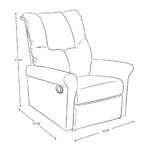 Sillón Reclinable Violanti Muebles Modelo SRBE-250 ISO