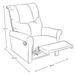 Sillón Reclinable Violanti Muebles Modelo SRBE-250 ISO2