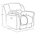 Sillon Reclinable Violanti Muebles Modelo SRBX-257 ISO