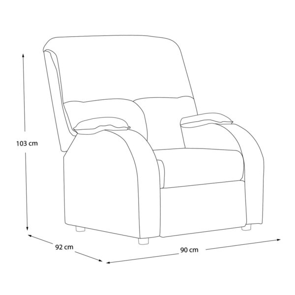 Sillón Reclinable Violanti Muebles Modelo SRE-196 ISO