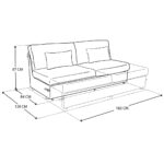 Sofa Cama Violanti Muebles Modelo SC-636 ISO