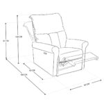 Reclinable Violanti Muebles Modelo SRBEX-250 ISO